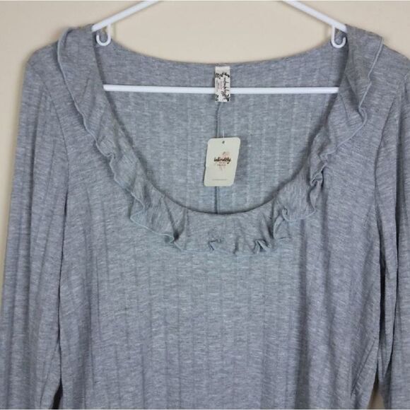 Intimately Free People Baby Jane Gray Top - Picture 5 of 6